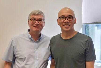 David Adams and Stephen Tsang, co-founders of AIN'T GAMES